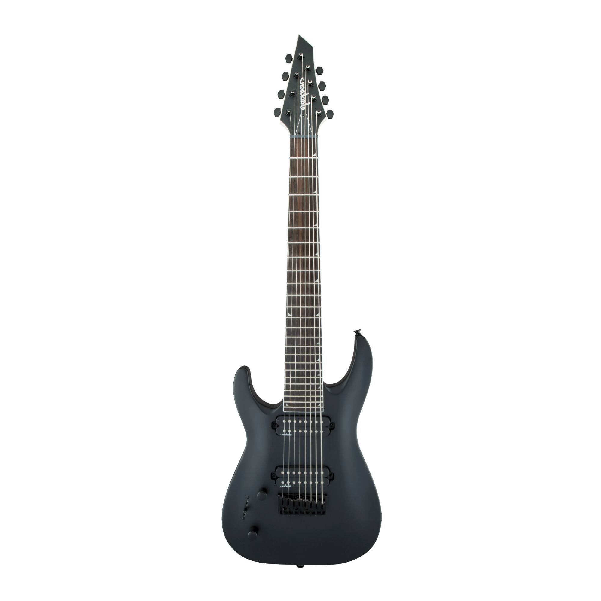 Angle. Jackson - Jackson JS Series Dinky Arch Top JS32 8 DKA HT Satin Black Electric Guitar.