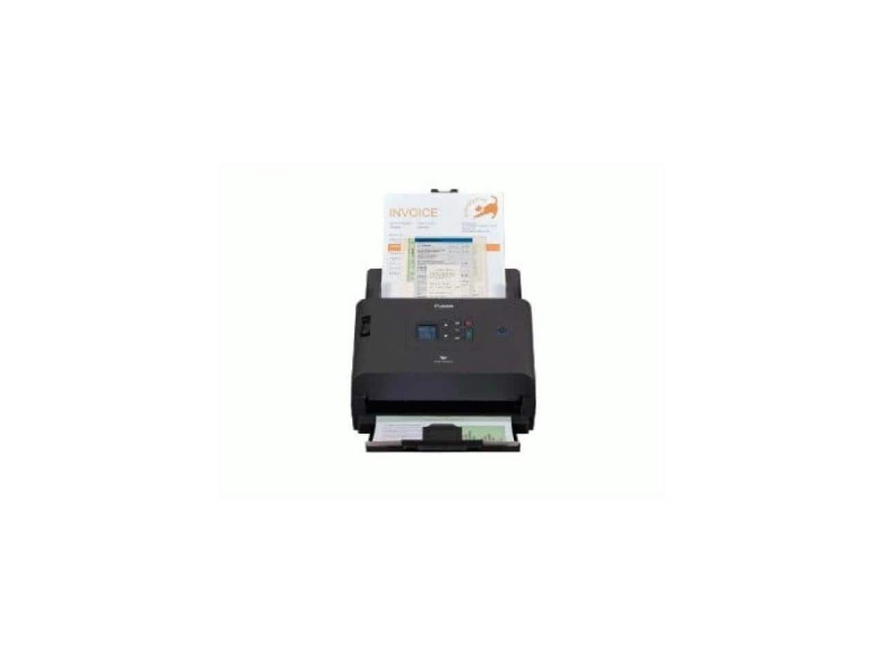 Canon - DR-S250N Scanner - 600 dpi - 24-bit 50 ppm - Duplex - USB - Color