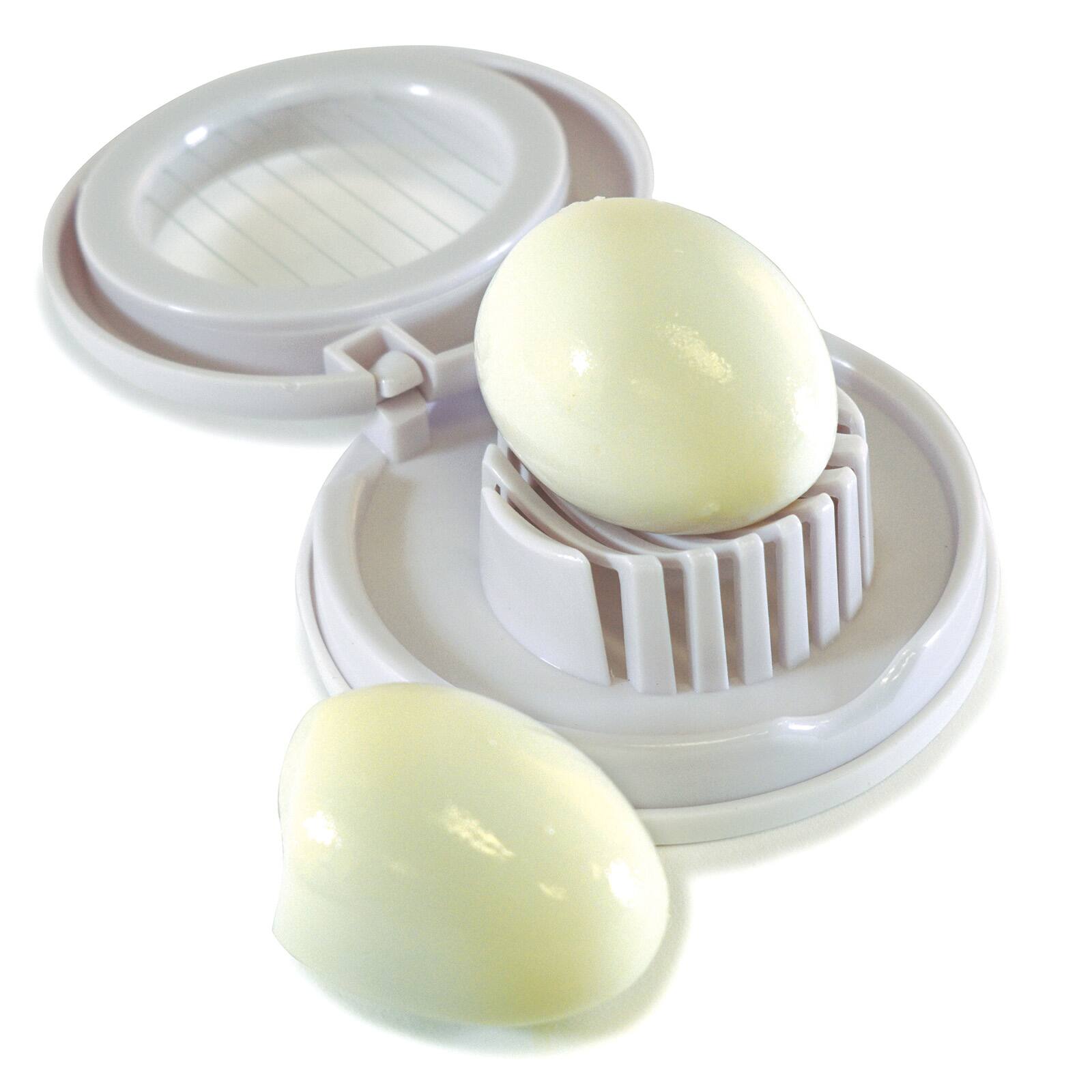Alt View 1. Norpro - Egg and Mushroom Slicer, White - White.