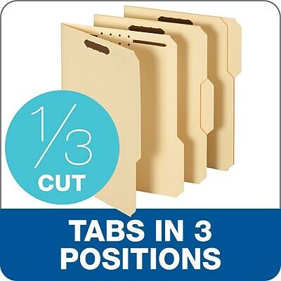 1/3 Cut Tabs in 3 Positions