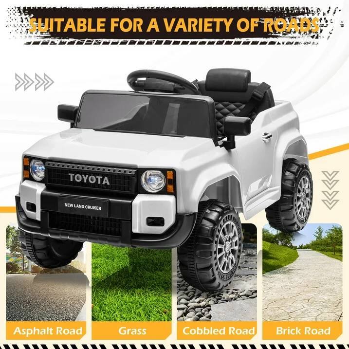 SUITABLE FOR A VARIETY OF ROADS

TOYOTA NEW LAND CRUISER

Asphalt Road  
Grass  
Cobbled Road  
Brick Road