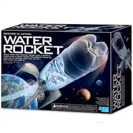 4M - Science In Action Water Rocket - Bottle Rocket Launcher Kit, Kinetic Energy Outdoor Project - Multicolor