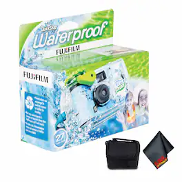 Bundle - Fujifilm - QuickSnap 800 Waterproof 35mm Disposable Camera (27 Exposures),