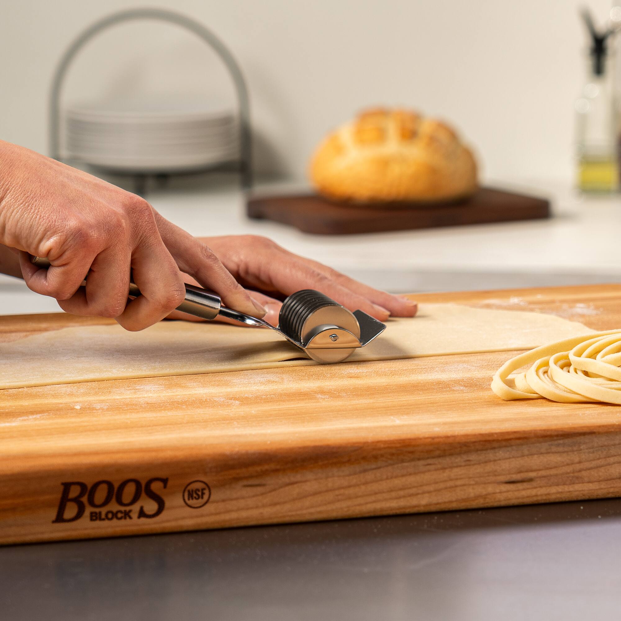 John Boos Wood Edge Grain Reversible Cutting Board - Thumbnail 3