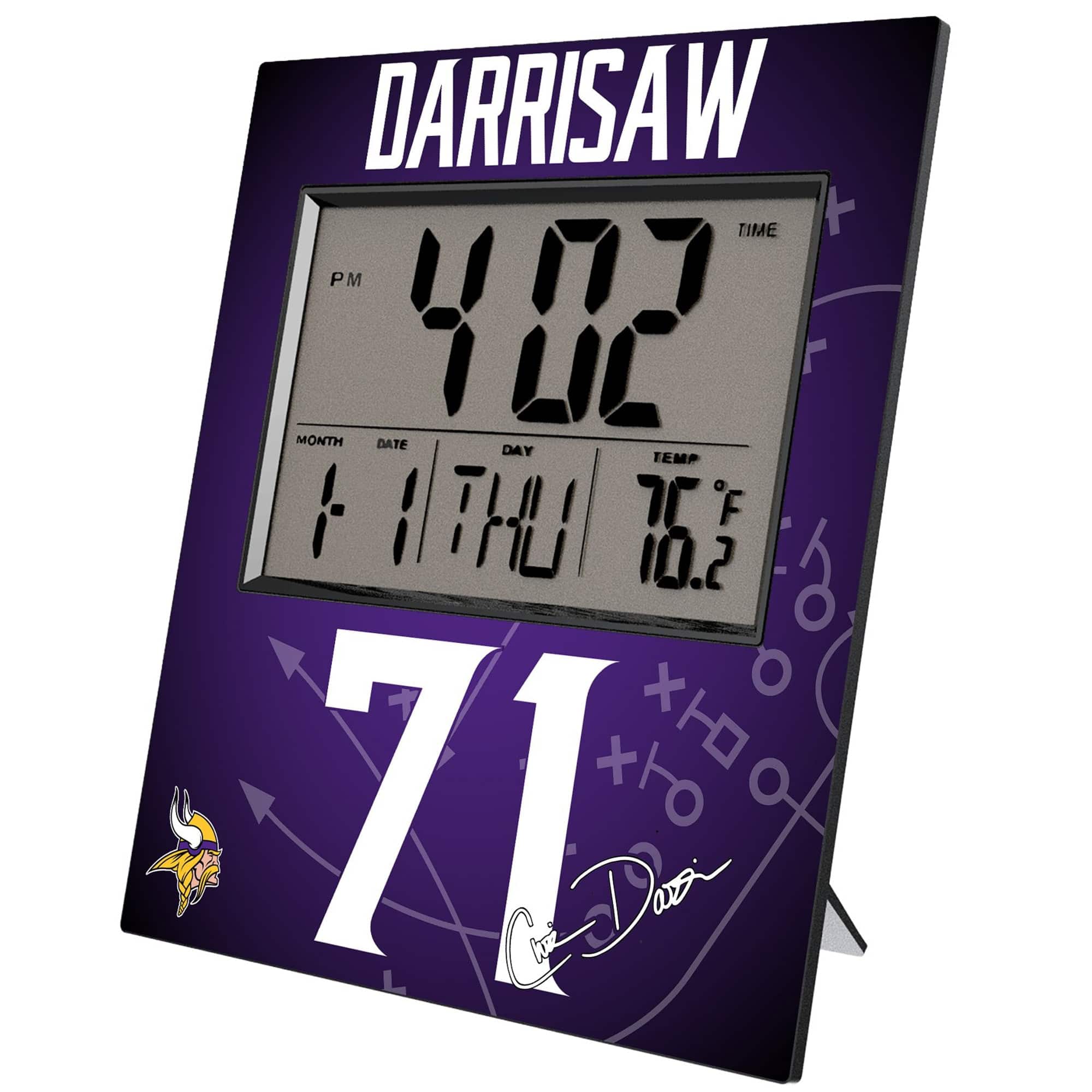 DARRISAW

TIME 4:02 PM

MONTH 1 DATE 1 DAY THU TEMP 76°F

71

Darr