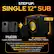 STEP UP: SINGLE 12" SUB
DUAL-OPPOSING 8" SUBWOOFERS
CLEAN, RESPONSIVE BASS
12" SUBWOOFER
REAL PHYSICAL FORCE.
The 12" sub addition was a game changer for my Dragon setup... Rich deep bass adds to the immersive experience of an already awesome system. Well worth the upgrade in my opinion.
— John D., DRAGON Owner