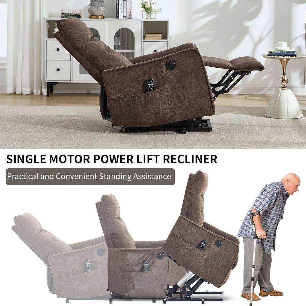 SINGLE MOTOR POWER LIFT RECLINER  
Practical and Convenient Standing Assistance