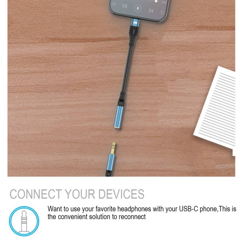 CONNECT YOUR DEVICES

Want to use your favorite headphones with your USB-C phone, This is the convenient solution to reconnect