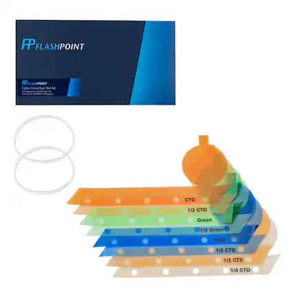 PPFLASHPOINT
PPFLASHPOINT
Color Correction Gel Kit
and Code A3000P300P Monolights
CTO
1/2 CTO
Green
1/2 Green
CTB
1/2 CTB
1/2 CTS
1/4 CTO