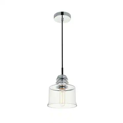 Front. Living District - Wiley Collection Flush Mount D10in H8in Lt:4 Chrome Finish - Chrome.