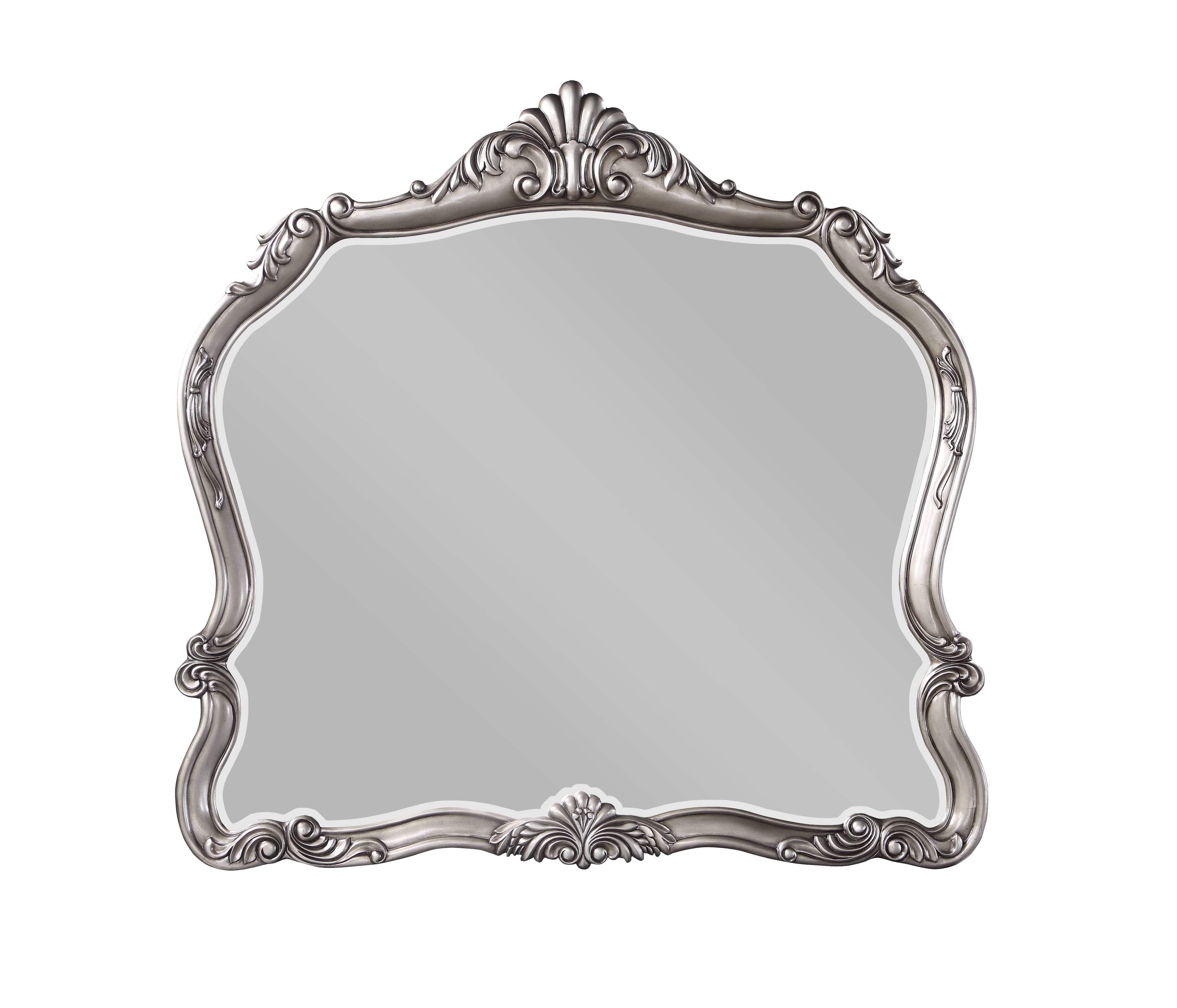 APRILSOUL - Ariadne Antique Platinum Finish Mirror