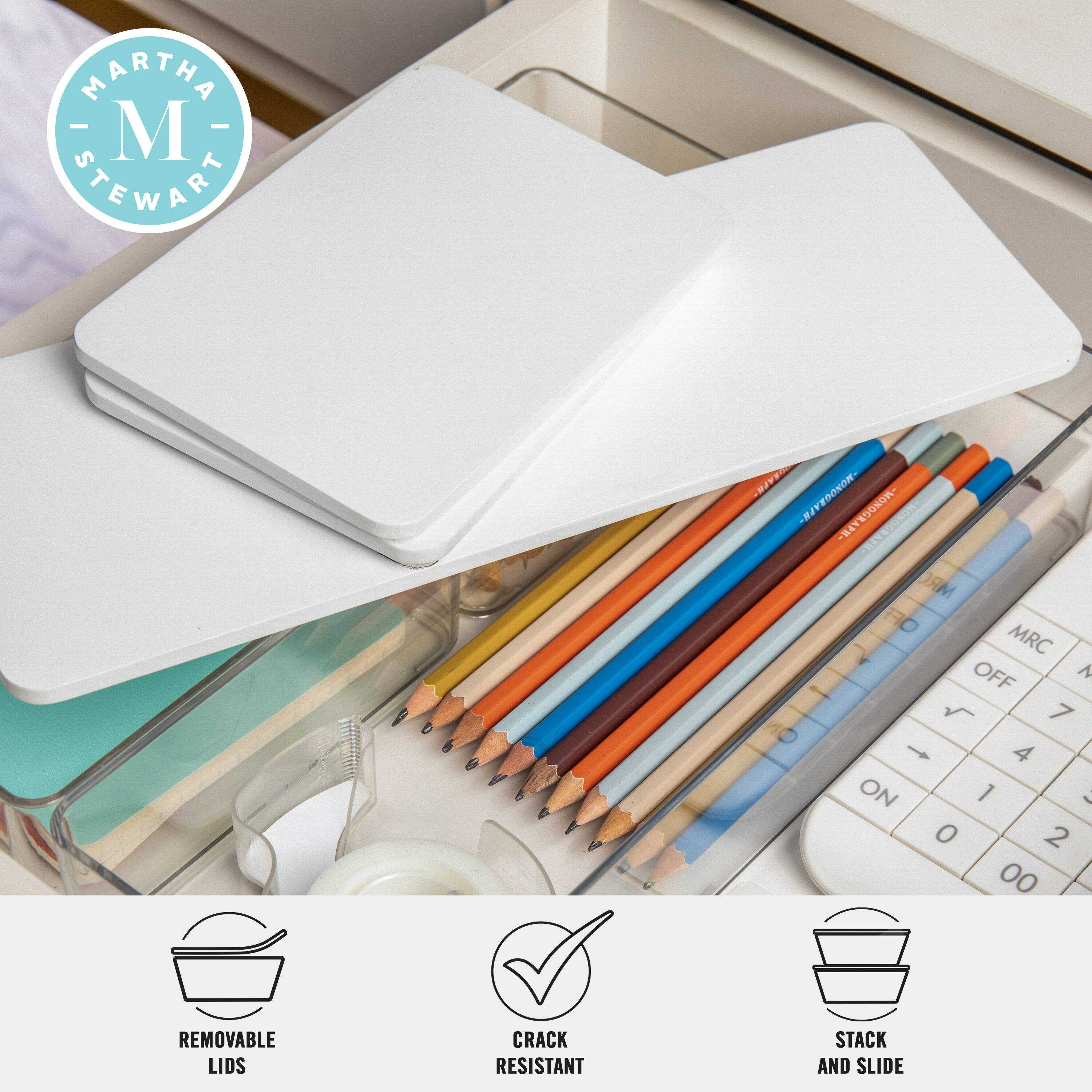 Martha Stewart - Removable Lids Crack Resistant Stack and Slide.
