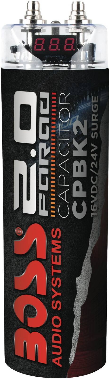 8.8.8 22C SURGE =.0 OROC CAPACITOR CPBK2 16VDC/24V BOSS SYSTEMS AUDIO