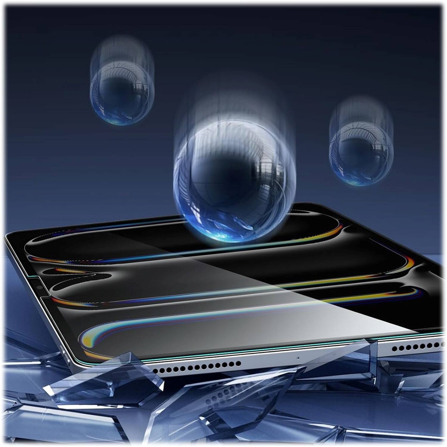 Alt View 15. SaharaCase - Easy Apply Tempered Glass Screen Protector for Apple iPad Pro (M4) 13" 2024 - Clear.