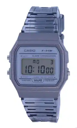 CASIO F-91W LIGHT ALARM CHRONOGRAPH 8 3 10: 1000 MODE ALARM ON-OFF/24HR WATER WR RESIST