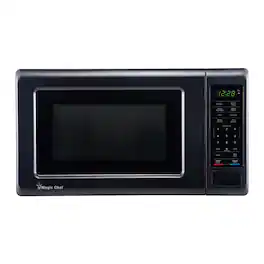 Magic Chef - 700 Watt 0.7 Cubic Feet Digital Touch Countertop Microwave - Black