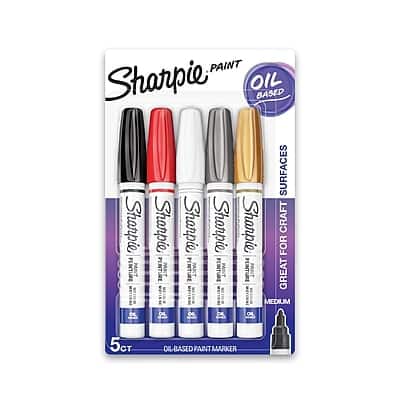 Sharpie Paint Oil Based Surfaces

Sharpie Paint Medium

Great for Craft

Oil-Based Paint Marker

5ct