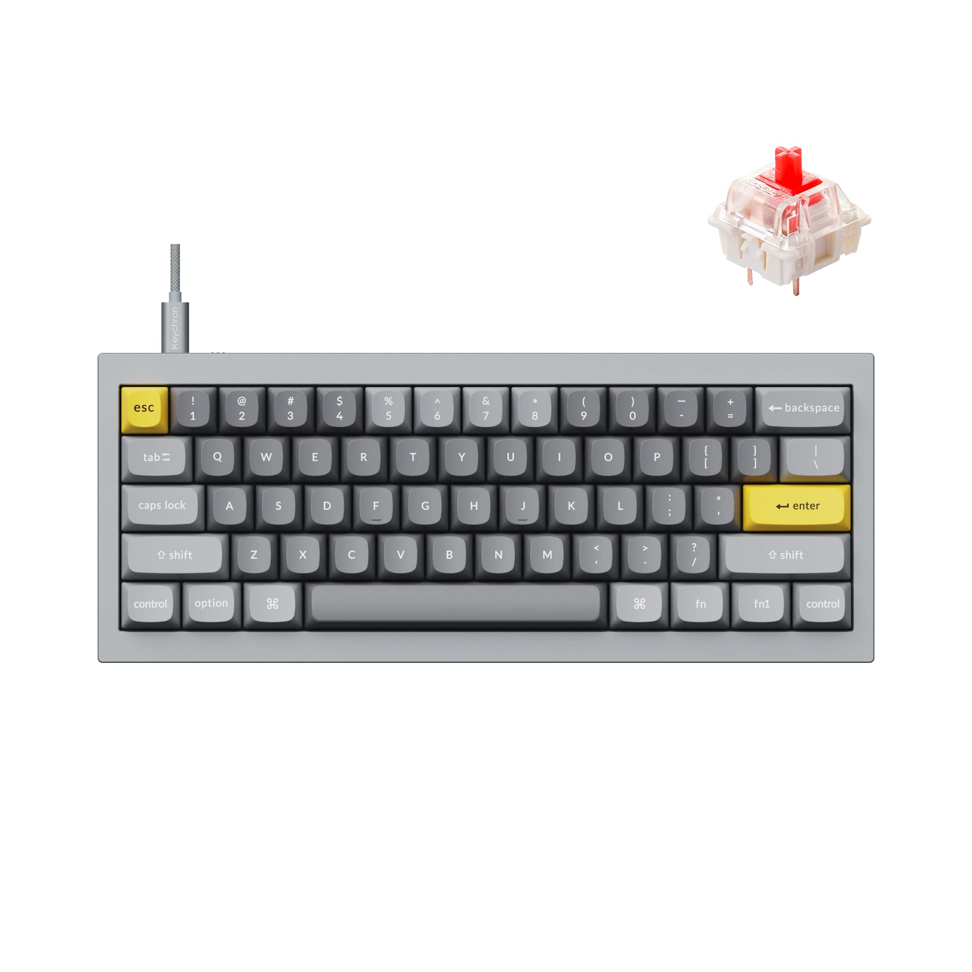 Gray (Gateron G Pro Red Switch)