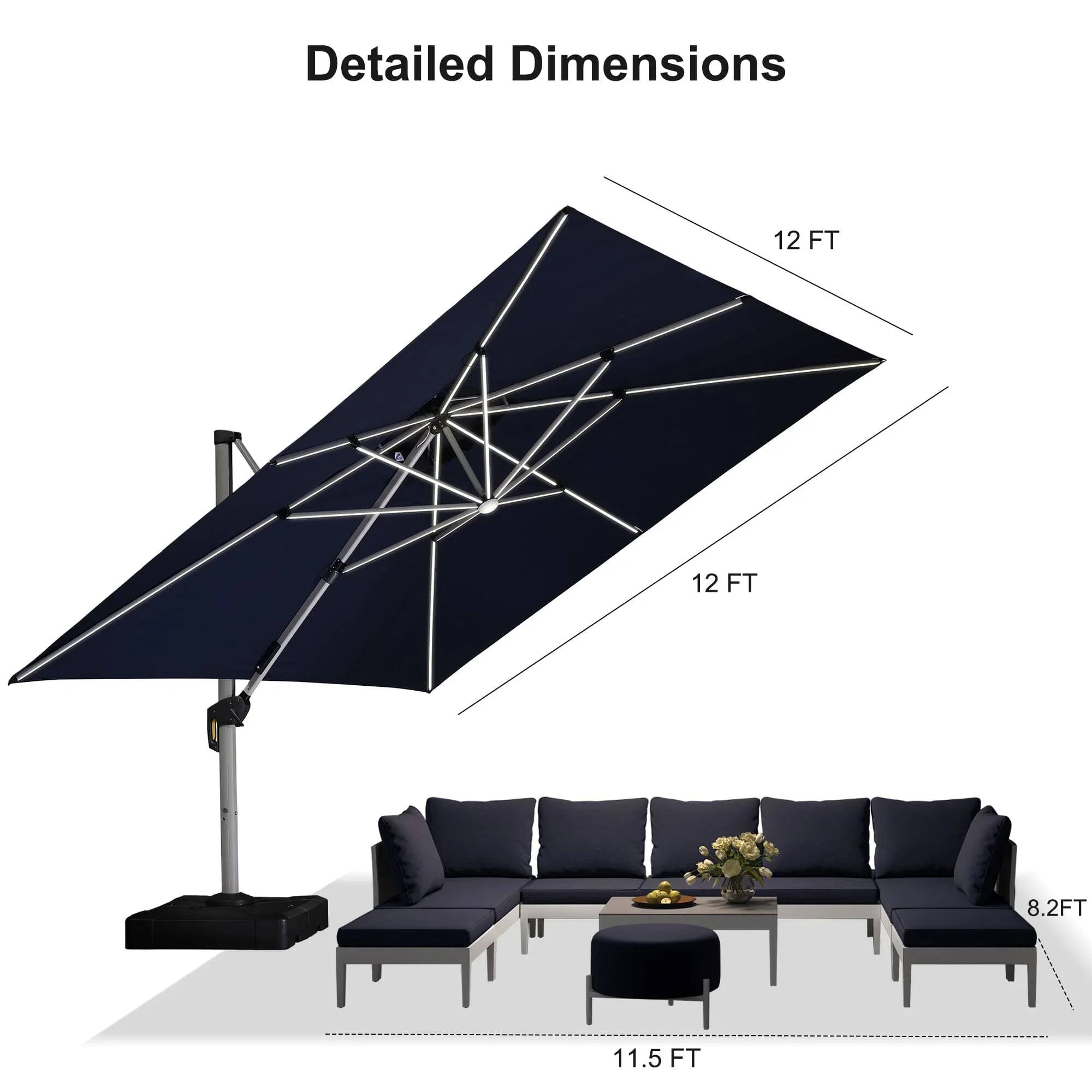 Detailed Dimensions  
12 FT  
12 FT  
8.2 FT  
11.5 FT