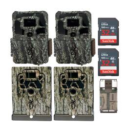 Browning - Dark Ops Pro X Trail Camera w/Memory Card, Security Box Bundle (2-Pack)