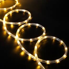 Northlight - Flexible LED Outdoor Christmas Lights - Warm White - 18' Wire - Clear