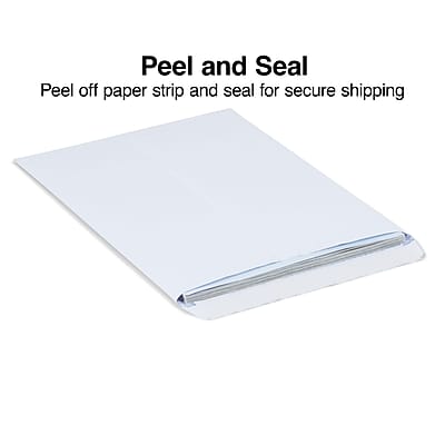 Peel and Seal

Peel off paper strip and seal for secure shipping