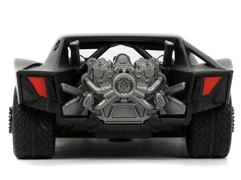 Alt View 4. Jada - Batmobile Black "The Batman" (2022) Movie "Hollywood Rides" Series 1/32 Diecast Model Car by Jada - Multicolor.