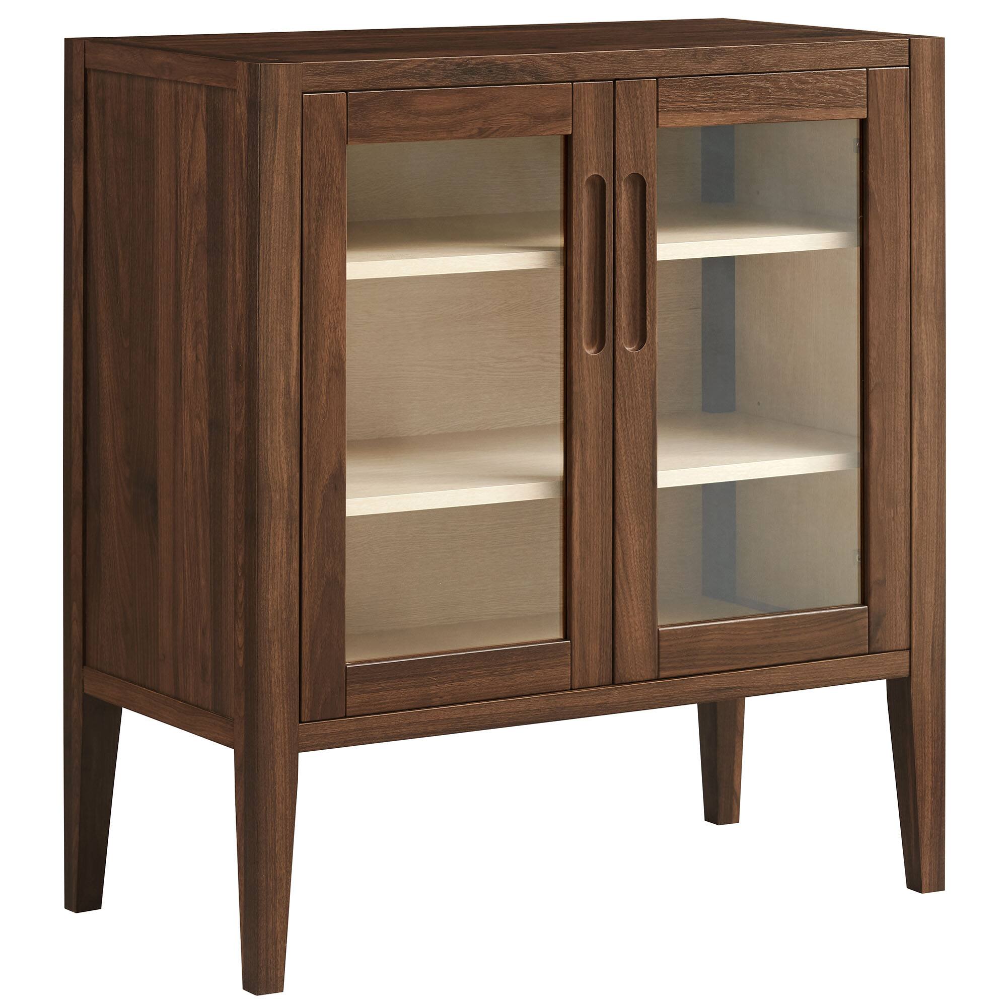 Angle. Modway - Nell 36" Accent Cabinet by Modway - Walnut.