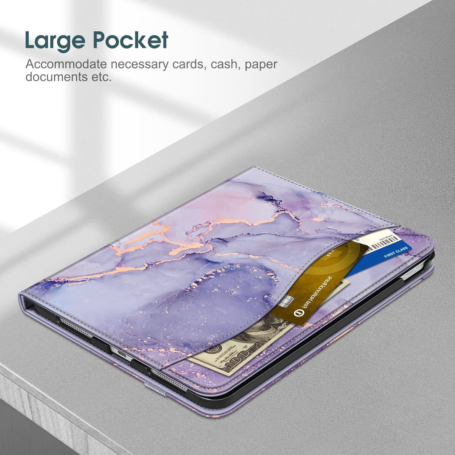 Large Pocket  
Accommodate necessary cards, cash, paper documents etc.