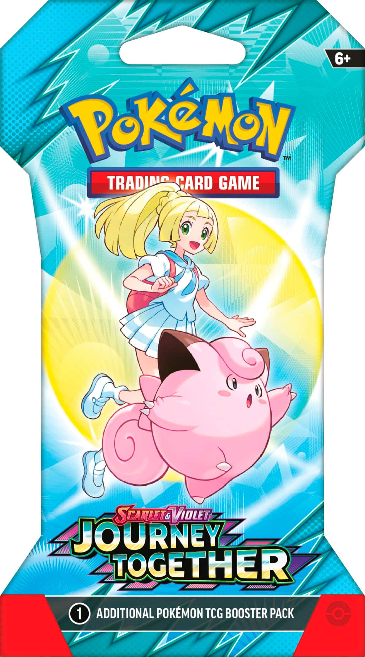 6+ PoKeMON TM TRADINO CARD GAME SCARLET & VIOLET JOURNEY TOGETHER 1 ADDITIONAL POKemon TCG BOOSTER PACK