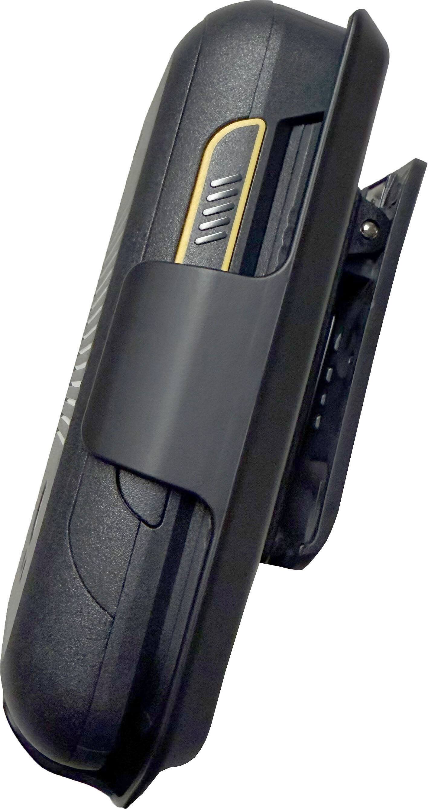 Alt View 3. Nakedcellphone - Holster Case for Sonim XP3 Plus 5G Flip Phone (2025, X320) - Ratchet Belt Clip Holder - Black.