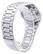 Back. Seiko - Seiko 5 Automatic SNXG47K1 Mens Watch 21 Jewels Japan Made Stainless Steel White Dial Day/Date Display 50M - Silver/White.