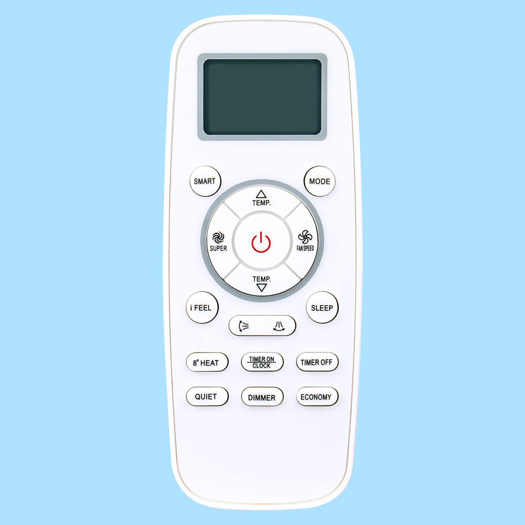 ALLIMITY - DG11L1-04 Replacement Remote, Fit for Hisense Air Conditioner 1810196 4056467 DG11L1-01 DG11L1-03 DG11L1-04 DG11L1-11 - Black