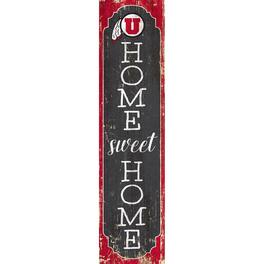 Fan Creations - Utah Utes 24" Home Sweet Home Leaner Sign - Multicolor