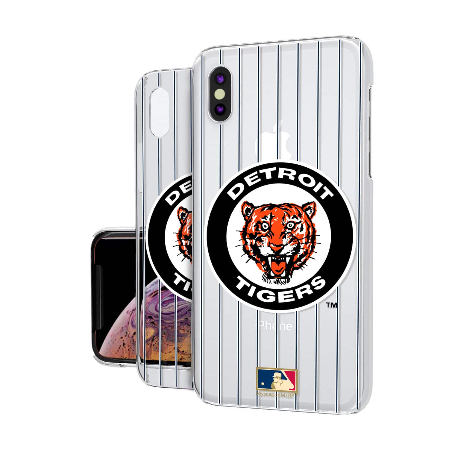 Keyscaper - MLB - Detroit Tigers Cooperstown iPhone Clear Case - 16e - Multicolor