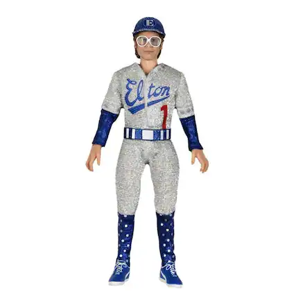 Front. NECA - Elton John Live 1975 8 Inch Clothed Action Figure.