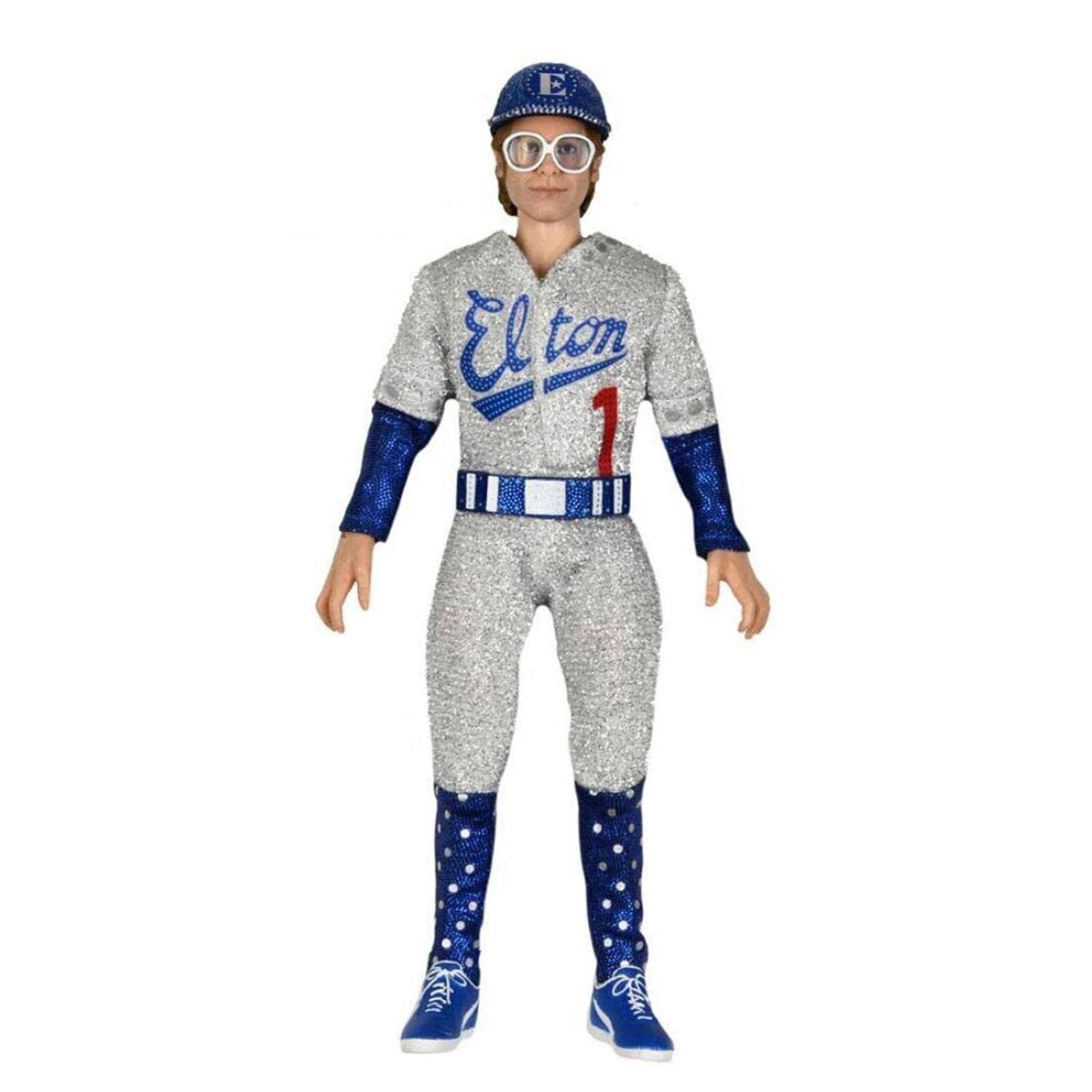 Front. NECA - Elton John Live 1975 8 Inch Clothed Action Figure.