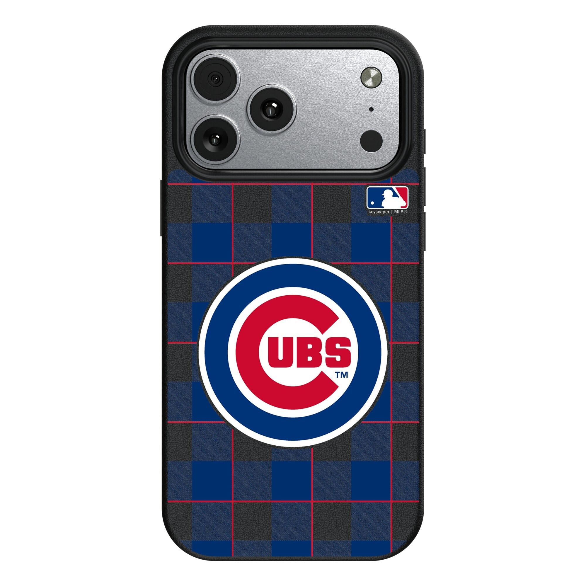 Keyscaper - MLB - Chicago Cubs Plaid Magnetic Bump iPhone Case - 17 - Black price history on PriceWatchPro