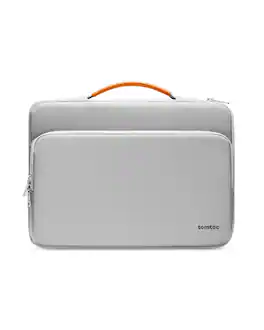 tomtoc - Defender-A14 360° Protective Laptop Carrying Case Sleeve for 13-inch MacBook Air M5/M4/M3/M2/M1, 13" MacBoook Pro/Neo - Light Gray