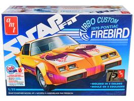 Skill 1 Snap Model Kit 1979 Pontiac Firebird "Turbo Custom" 1/25 Scale Model by AMT - Yellow
