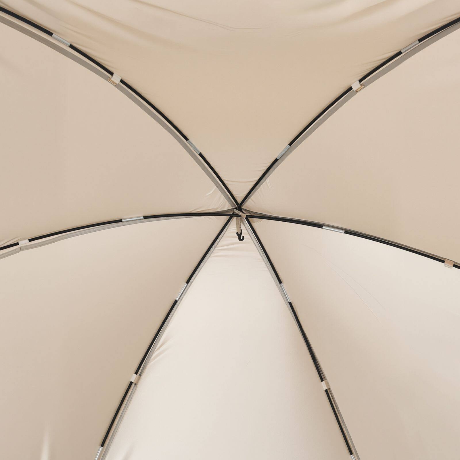 Alt View 4. Loheer - Loheer Screen House Tent 10x9.2 ft Pop Up Portable Screened Canopy with Awning Beige - Beige.