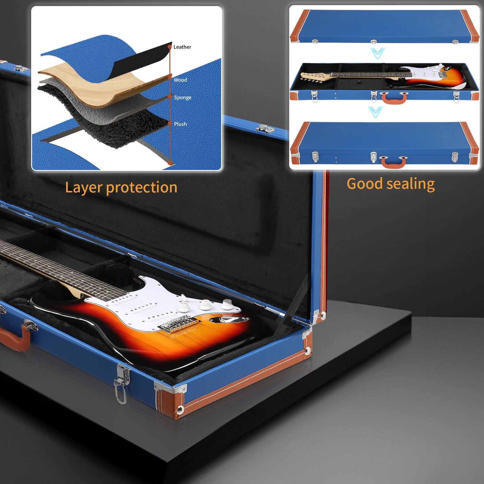 Layer protection  
Leather  
Wood  
Sponge  
Plush  

Good sealing