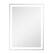 Front. LOVMOR - 24 x 32 Inches Tempered Glass LED Bathroom Mirror with Anti-Fog & 3-Color Dimmable Lighting - Silver.