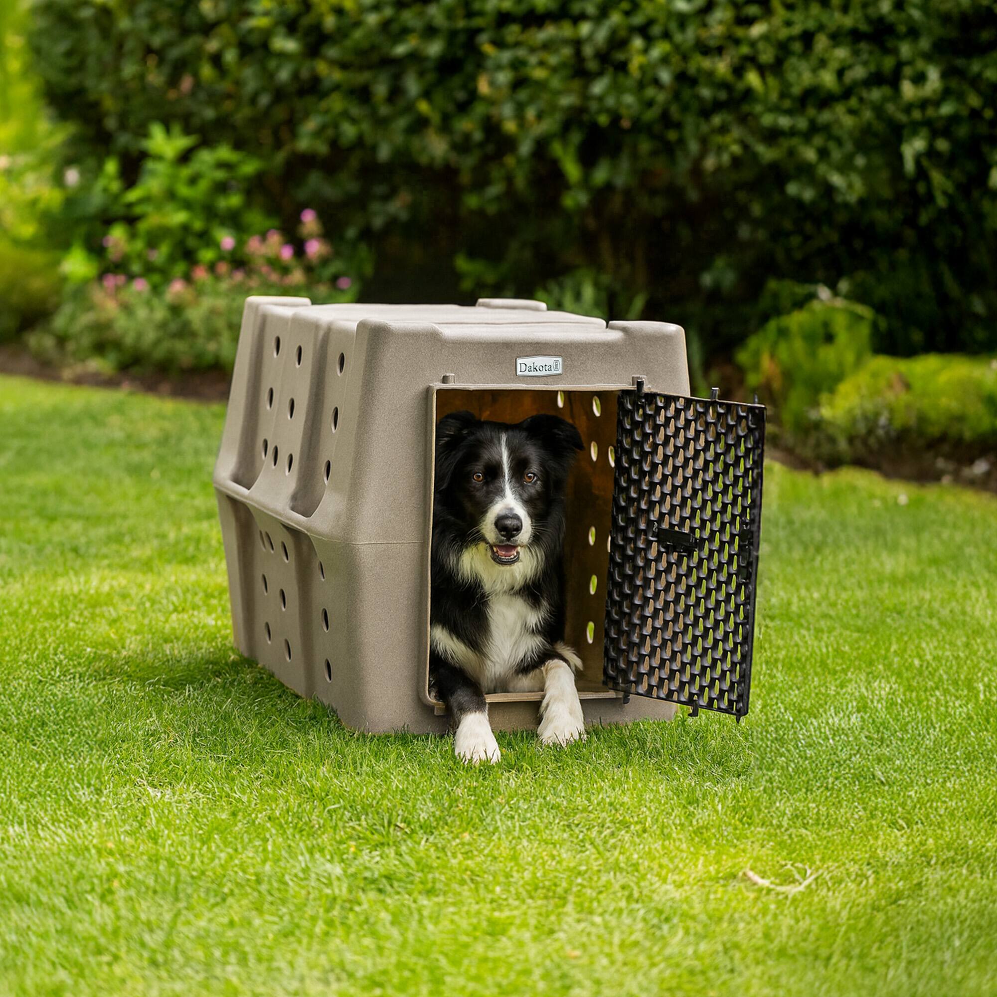 Alt View 2. Dakota 283 - Dakota 283 Canine Rough and Tough Economy Pet Kennel, Intermediate, Sandstone.