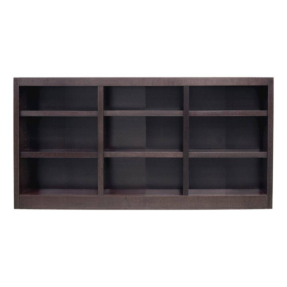Front. Concepts in Wood - 72 x 36 Wall Storage Unit Espresso Finish - Brown.