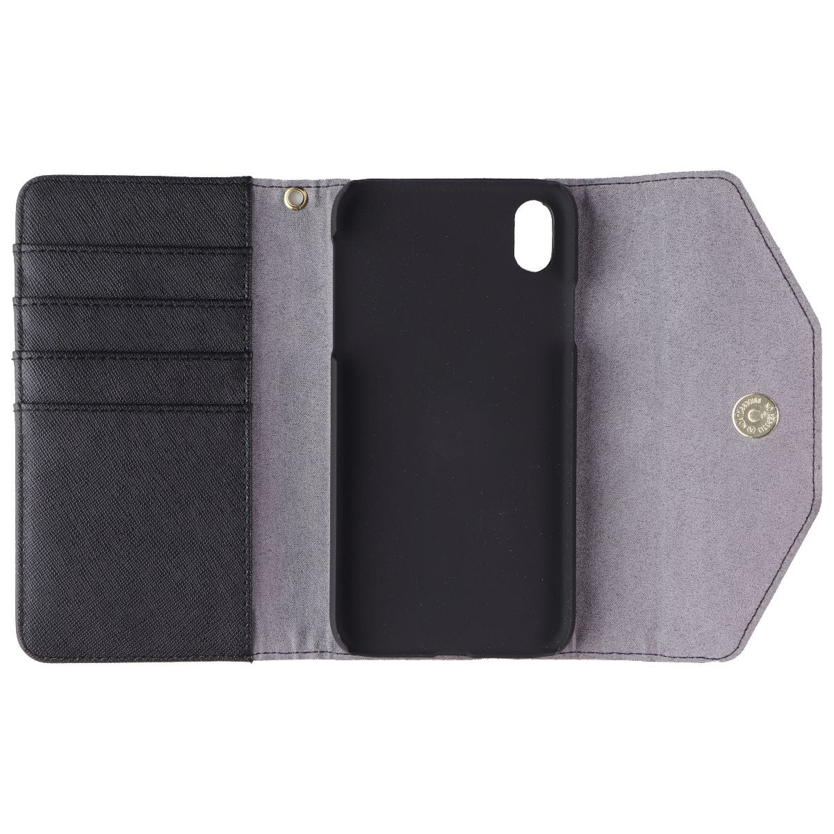 iDeal of Sweden - Mayfair Clutch Series Case for Apple iPhone XR - Black