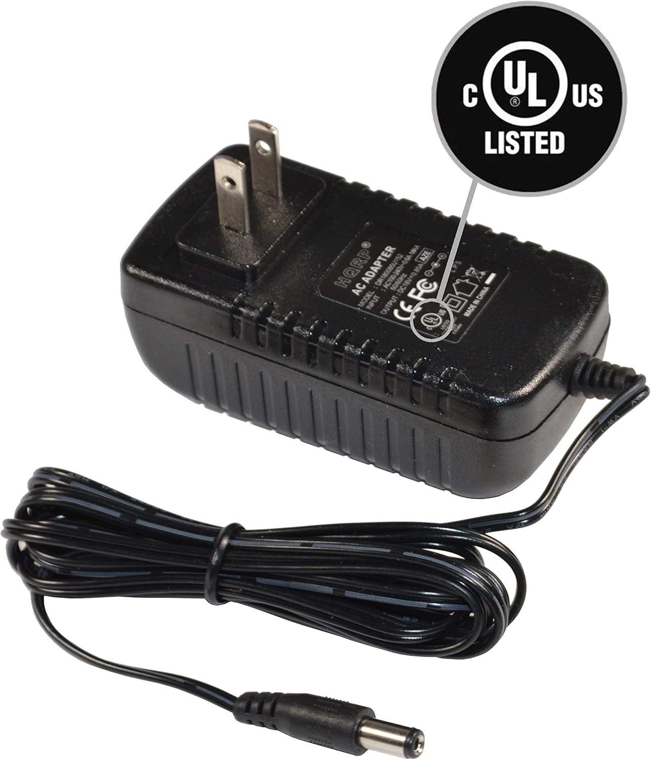 UL US LISTED C AZE HQRP C ADAPTER I TOM AC CHINA MODEL INPUT OUTPUT CEFC MADE IN