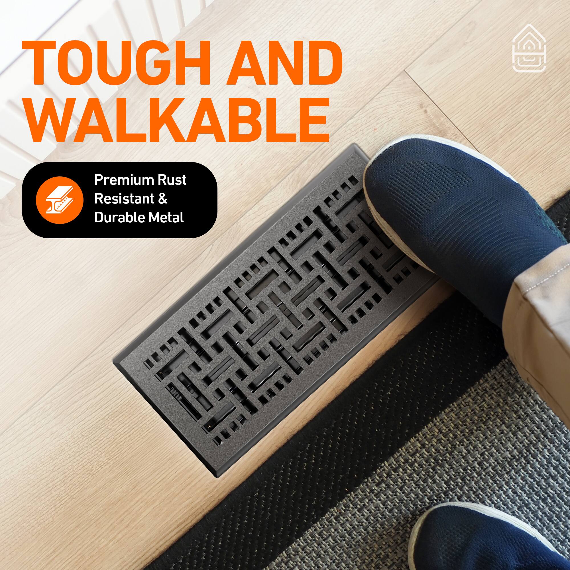 TOUGH AND WALKABLE

Premium Rust Resistant & Durable Metal