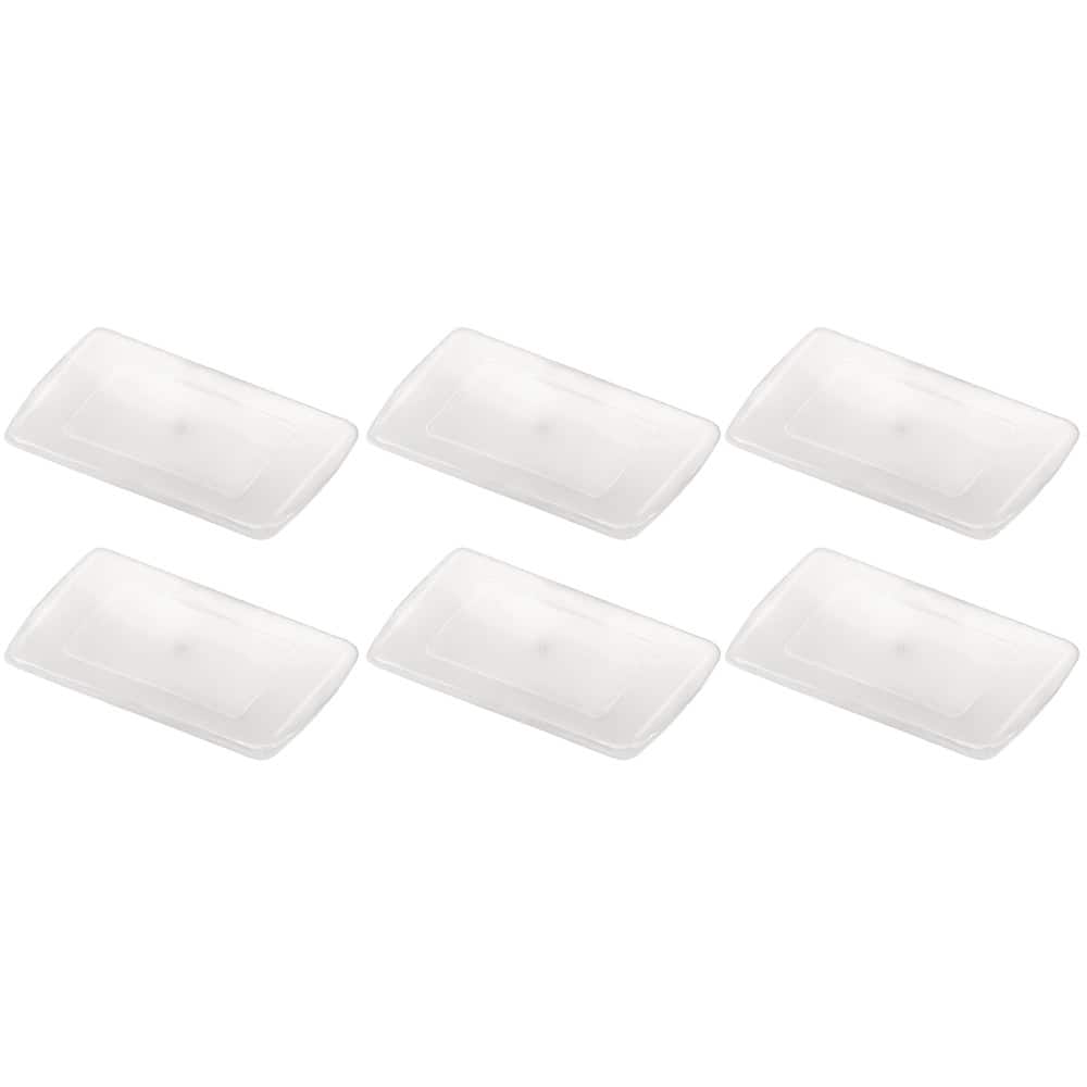 Teacher Created Resources - Multi-Purpose Bin Lid, Clear, Pack of 6