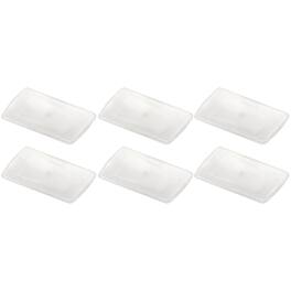 Teacher Created Resources - Multi-Purpose Bin Lid, Clear, Pack of 6